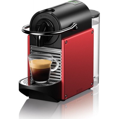Delonghi ΕΝ124.R Pixie Carmine Red Μηχανή Nespresso(Δώρο 14 κάψουλες & κουπόνι αξίας 30€ για καφέδες)