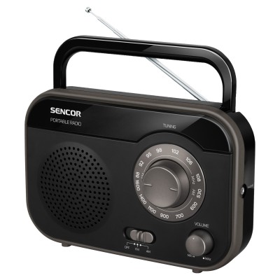 Sencor SRD 210 Black Φορητό Ψηφιακό Ραδιόφωνο