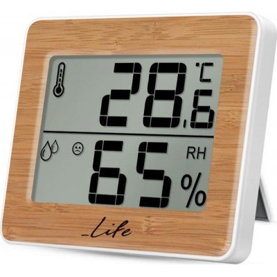 Life Gem Bamboo 221-0230 Ψηφιακό Θερμόμετρο/Υγρασιόμετρο