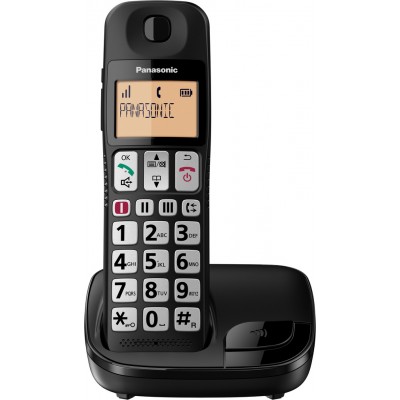 Panasonic KX-TGE310GRB Ασύρματο Τηλέφωνο για Ηλικιωμένους με Aνοιχτή Aκρόαση